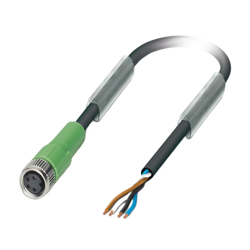 M8 voedingskabel 4-pins