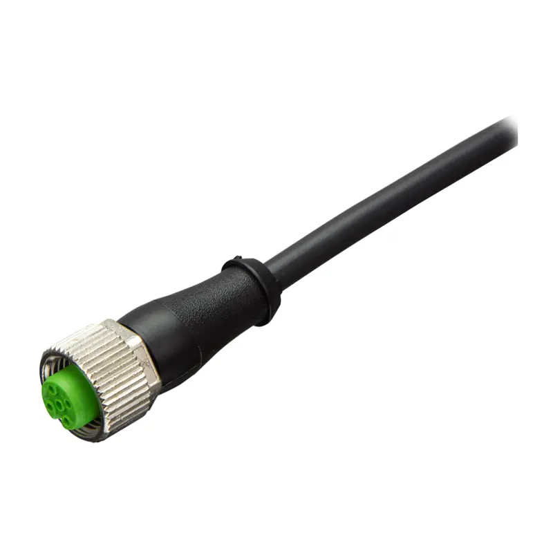 M12 voedingskabel 5-pins